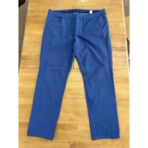 Vineyard Vines Performance Pants Men's 40x32 Blue Stretch Chino Lightweight
